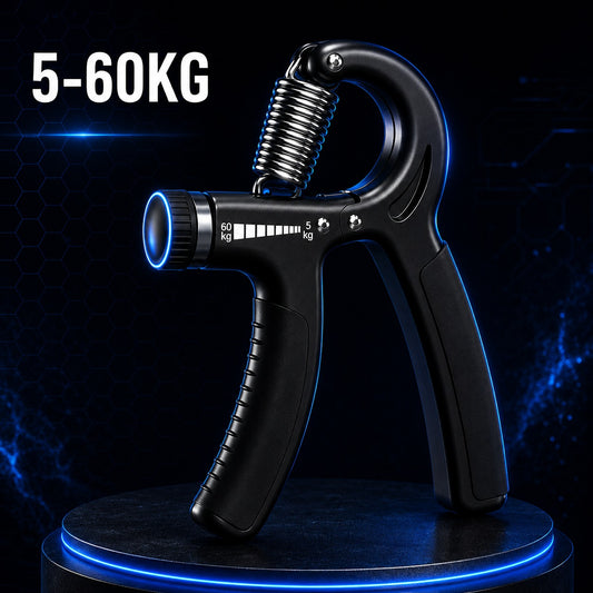 Mechanical Grip Trainer – Adjustable 5–100KG Hand Strengthener with Counter