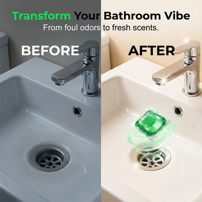 🏠💧Drain Deodorizer Pods – Bio‑enzyme formula neutralizes smells at the source