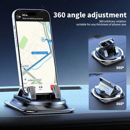 🚗 360° Rotating Car Phone Holder | Suction Cup Mount for iPhone & Android