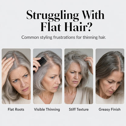 🍑✨ Peach-Scented Hair Volume Spray – Long-Lasting Fullness & Light Styling for Fine, Flat Hair