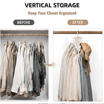 🧥[BUY 1 GET 1 FREE] 360° Rotating V-Shaped Closet Organizer👗