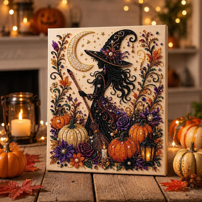 Halloween Pearl Art DIY Kit – 3D Pearl Bead Craft Set