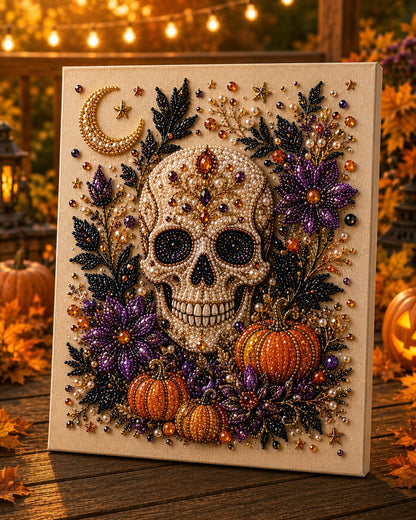 Halloween Pearl Art DIY Kit – 3D Pearl Bead Craft Set