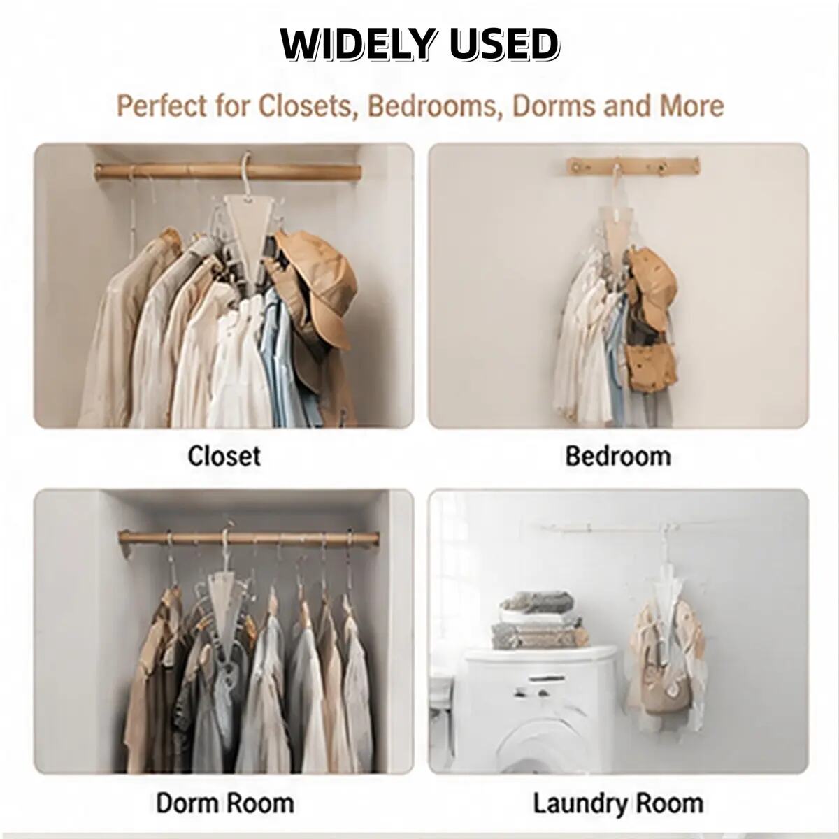 🧥[BUY 1 GET 1 FREE] 360° Rotating V-Shaped Closet Organizer👗
