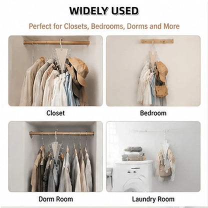 🧥[BUY 1 GET 1 FREE] 360° Rotating V-Shaped Closet Organizer👗