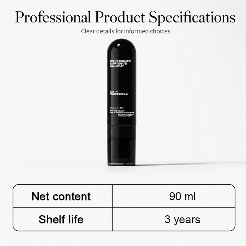 🍑✨ Peach-Scented Hair Volume Spray – Long-Lasting Fullness & Light Styling for Fine, Flat Hair