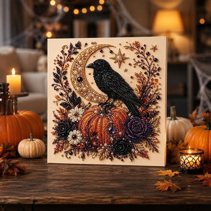 Halloween Pearl Art DIY Kit – 3D Pearl Bead Craft Set