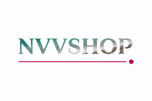 Nvv shop 艺术字体 Logo